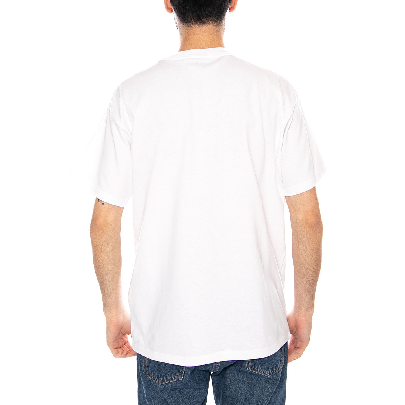 S/S BARBWIRE C T-SHIRT - Maglietta Girocollo Uomo Bianca I036237 02XX CARHARTT WIP 