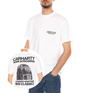 S/S SEAN HAMILTON 03 T-SHIRT - Maglietta Girocollo Uomo Bianca I036270 02XX CARHARTT WIP 