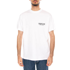 S/S SEAN HAMILTON 03 T-SHIRT - Maglietta Girocollo Uomo Bianca I036270 02XX CARHARTT WIP 