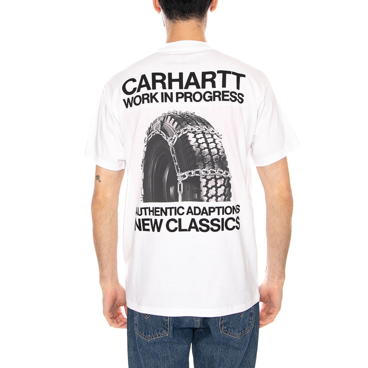 S/S SEAN HAMILTON 03 T-SHIRT - Maglietta Girocollo Uomo Bianca I036270 02XX CARHARTT WIP 