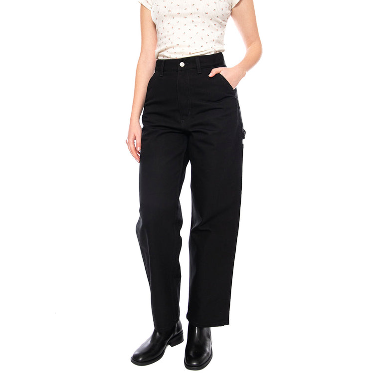 W' Brandon Single Knee Pant Black - Pantaloni Donna Neri I036322 8901 CARHARTT WIP 