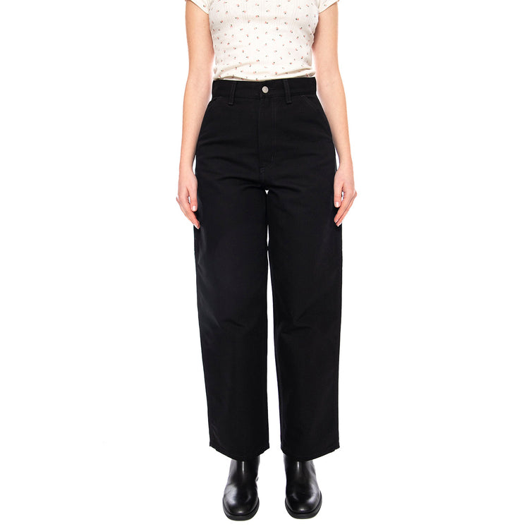 W' Brandon Single Knee Pant Black - Pantaloni Donna Neri I036322 8901 CARHARTT WIP 