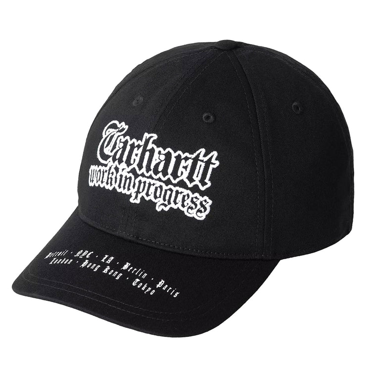 World Tour Cap Black / White - Cappellino Nero I036341 0D2XX CARHARTT WIP 