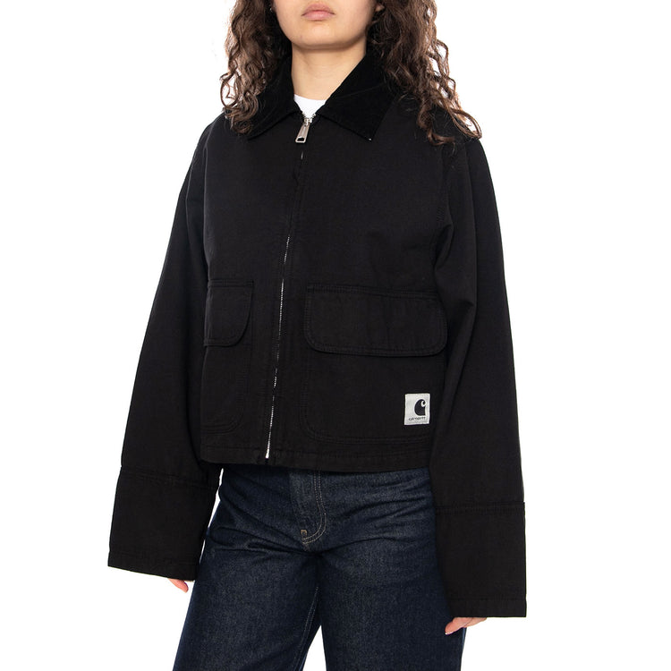 W' Prescott Jacket Black / Black - Giacca Donna Nera I036512 00EGD CARHARTT WIP 