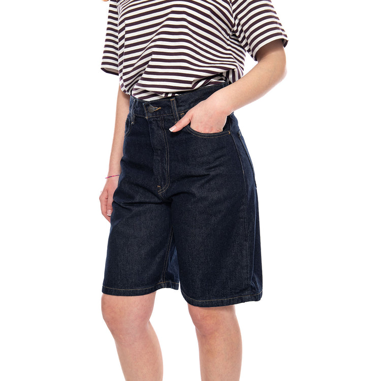 W' Brandon Short Blue - Pantaloncini Donna Blu I037021 0102 CARHARTT WIP 