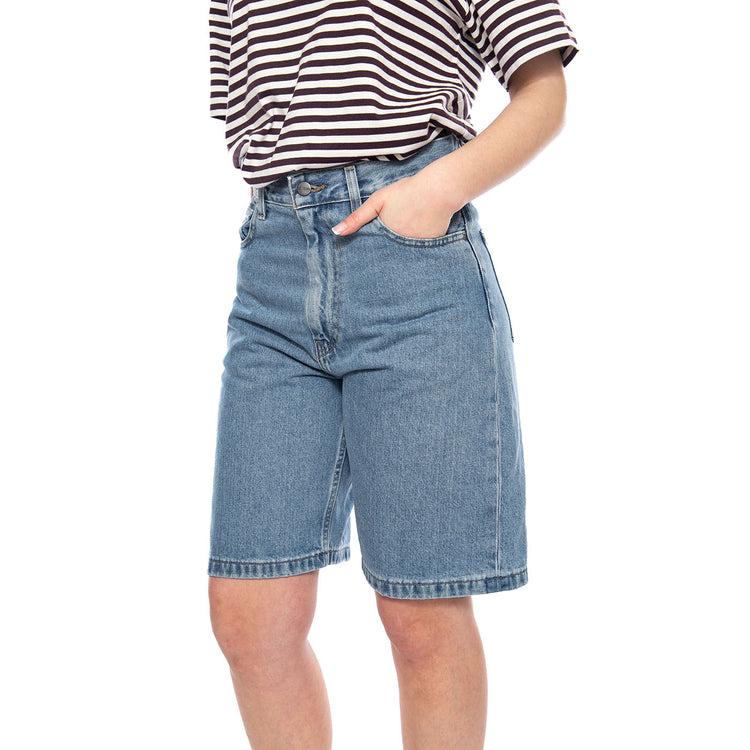 W' Brandon Short Blue - Pantaloncini Donna Blu I037021 0112 CARHARTT WIP 