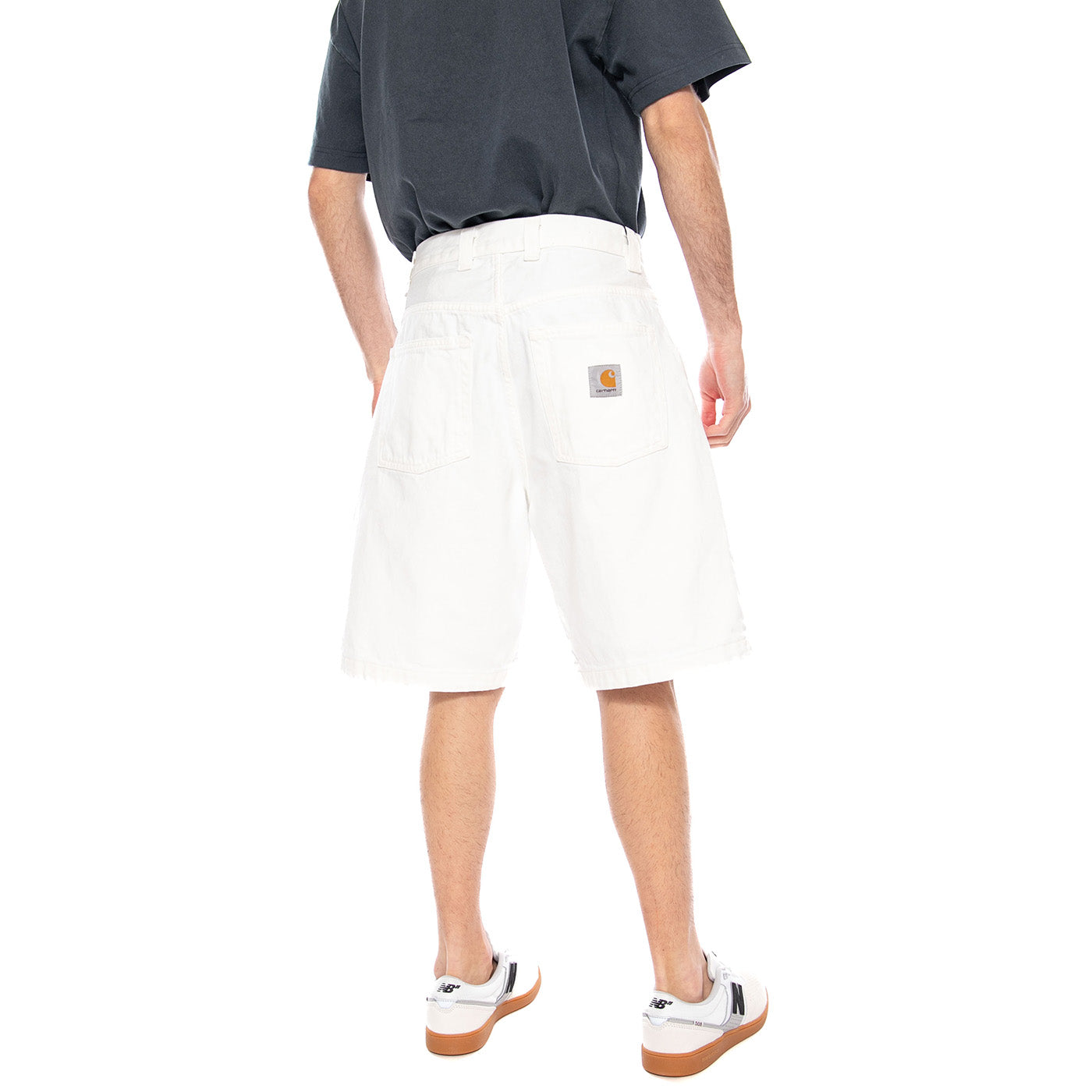 Brandon Short White - Bermuda Uomo Bianchi I037161 0202 CARHARTT WIP 