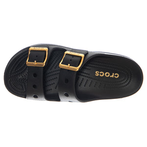 Saturday Metallic Buckle Sndl Black - Sandali Donna Neri CR.213316 BLK CROCS 