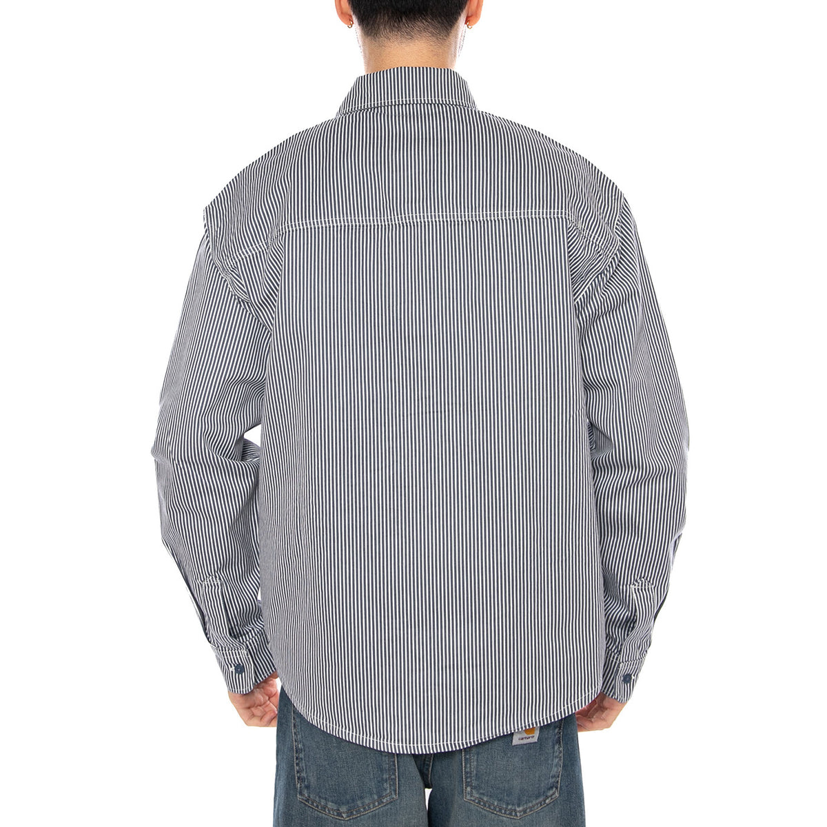 HICKORY WORK SHIRT LS RETRO INDIGO - Camicia Denim Jeans Blu Uomo DK0A889S RI2 DICKIES 