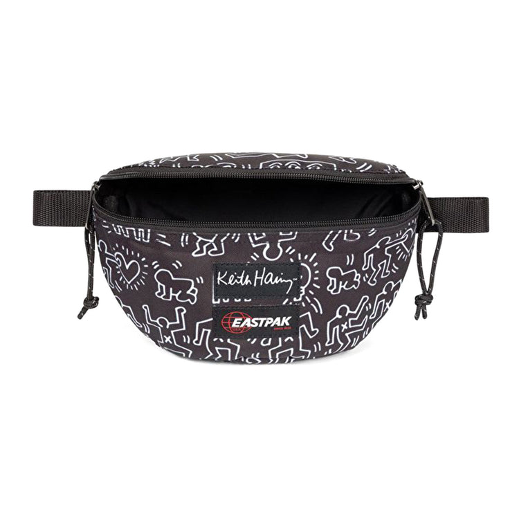 SPRINGER KEITHHARINGBLACK - Marsupio Nero Collaborazione con Keith Haring EK000074 6Z21 EASTPAK 