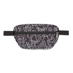 SPRINGER KEITHHARINGBLACK - Marsupio Nero Collaborazione con Keith Haring EK000074 6Z21 EASTPAK 