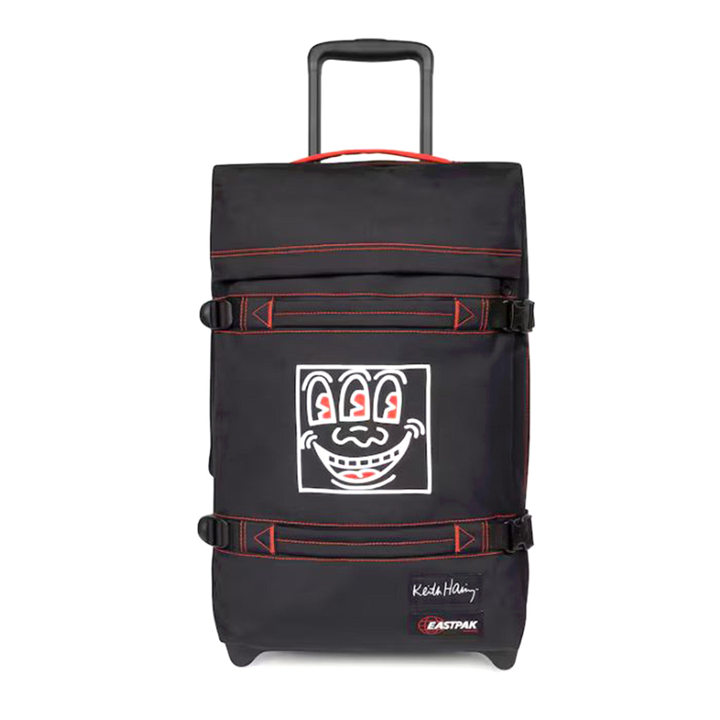 TRANSIT'R S KEITHHARING3EYE - Valigia con Ruote Nera Collaborazione con Keith Haring EK0A5BA7 6Z51 EASTPAK 