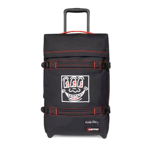 TRANSIT'R S KEITHHARING3EYE - Valigia con Ruote Nera Collaborazione con Keith Haring EK0A5BA7 6Z51 EASTPAK 