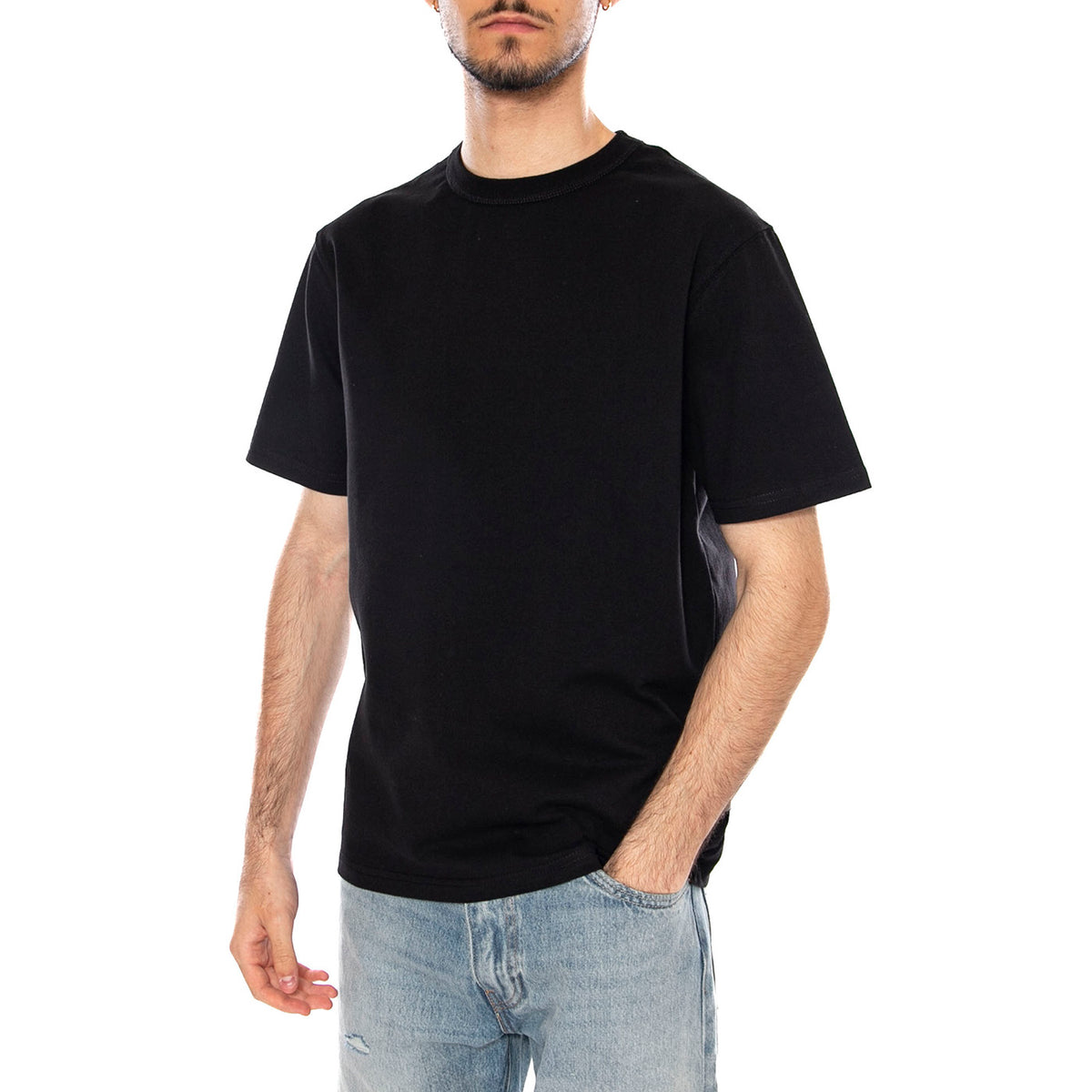 REGULAR BASIC TS - Maglietta Girocollo Uomo Nera I036570.89.67. 89,67 EDWIN 