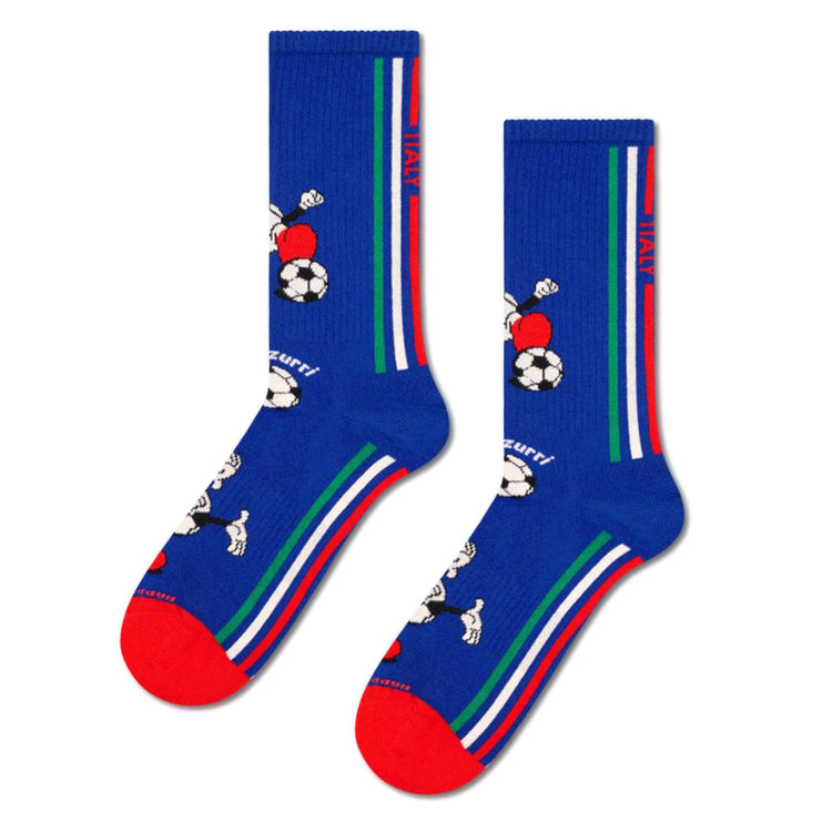 World Cup Italy Sneaker Sock Blue - Calzini Blu P005249 BLU HAPPY SOCKS 