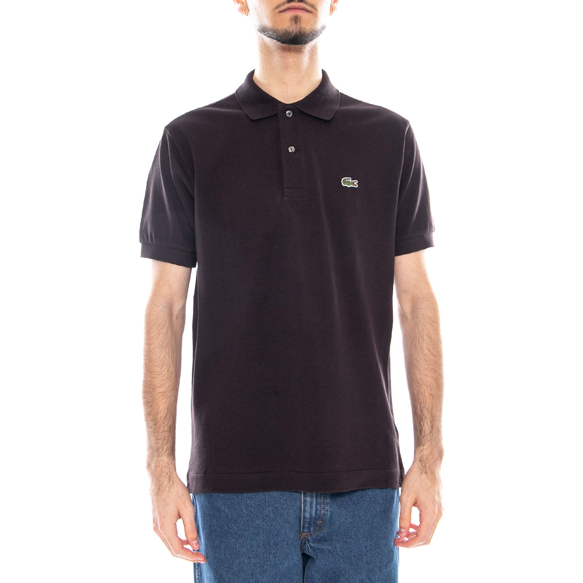 MAGLIETTA M/C - Polo Uomo Maniche Corte Nera 1212 3LA LACOSTE 