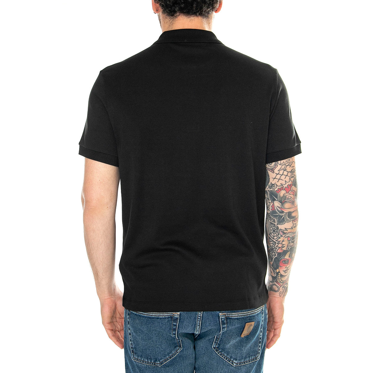 Polo Uomo Nera Lacoste - Maglietta Manica Corta con Logo DH2050 031 LACOSTE 
