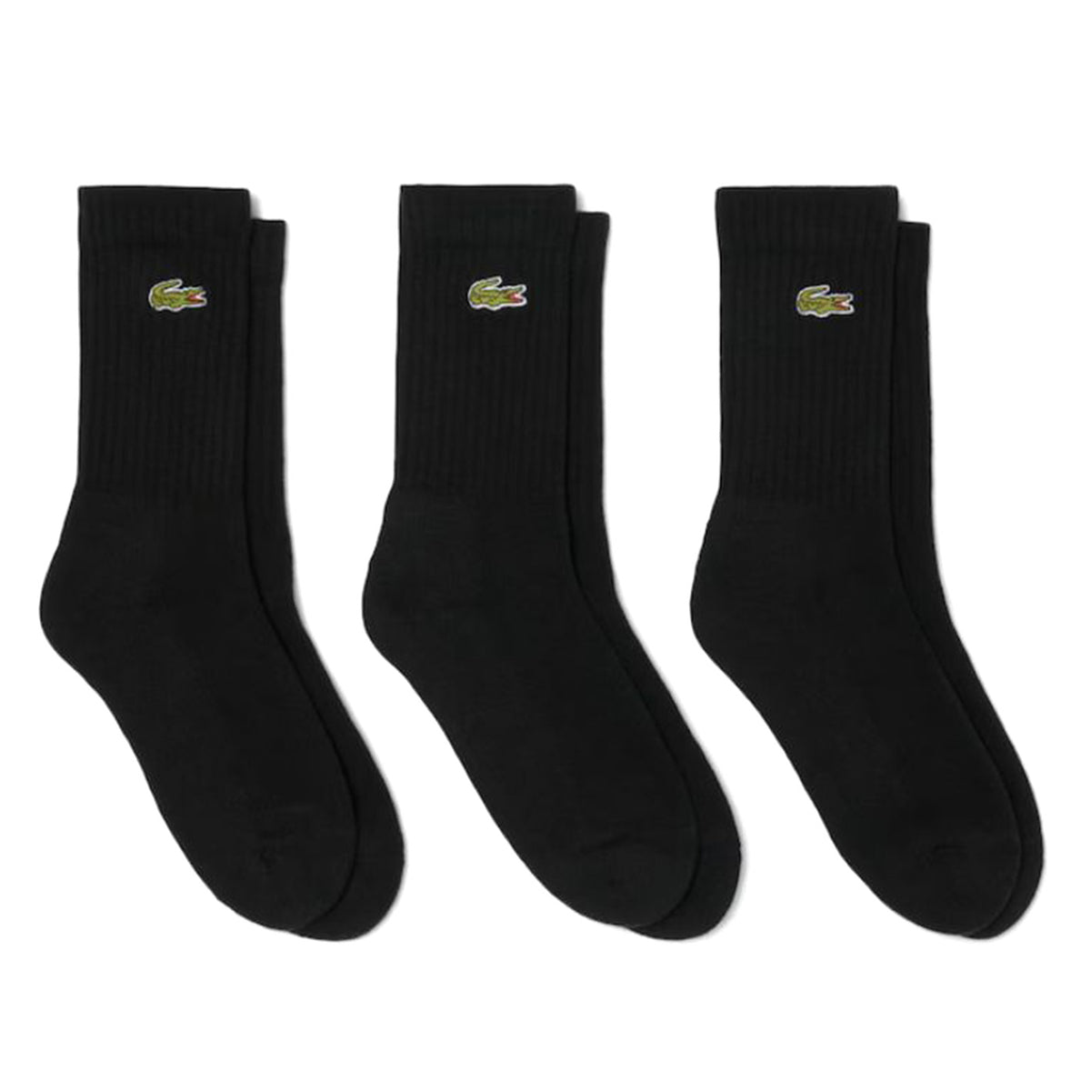 Calze - Set da Tre Paia di Calzini Neri con Logo Lacoste RA4182 8VM LACOSTE 