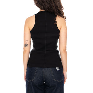 Canotta S/M Black Tank - Canotta Donna Nera TF5388 031 LACOSTE 