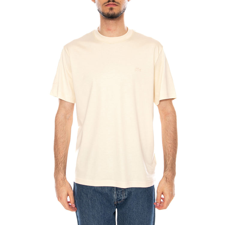 T-SHIRT ECRU - Maglietta Lacoste Girocollo Uomo Ecru TH5931 056 LACOSTE 