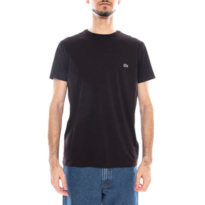 T-Shirt - Maglietta Girocollo Lacoste Uomo Nera TH6709 3LA LACOSTE 