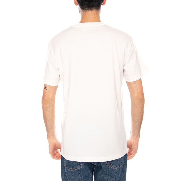 SS SMALL LOGO TEE NATURAL - Maglietta Girocollo Uomo Bianca 112376490 WHT LEE 