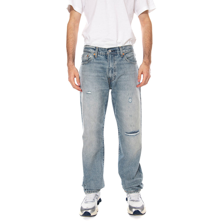JEANS 555 TENSION DESTRUCTED - Pantaloni Denim Uomo Blu 000LO 0054 LEVIS 