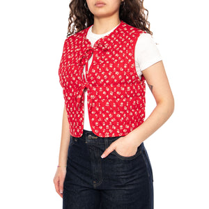 Rue Liner Vest - Angela Daisy Urban Red - Gilet Donna Rosso 005AT 0000 LEVIS 