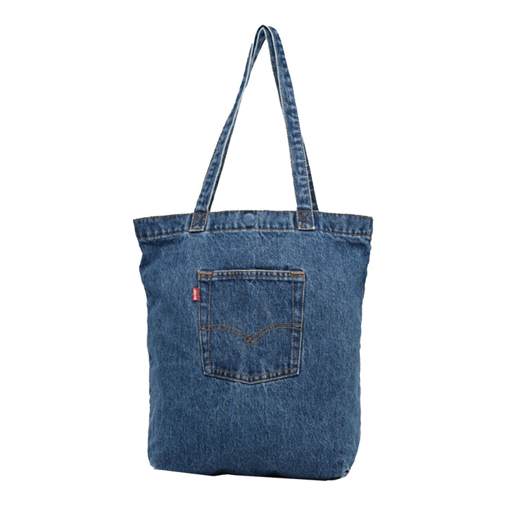 LEVI'S TOTE OCEAN INDIGO WASH 6 MWD INDIGO - Borsa Tote Denim Jeans Blu 005FV-0000 MDI LEVIS 