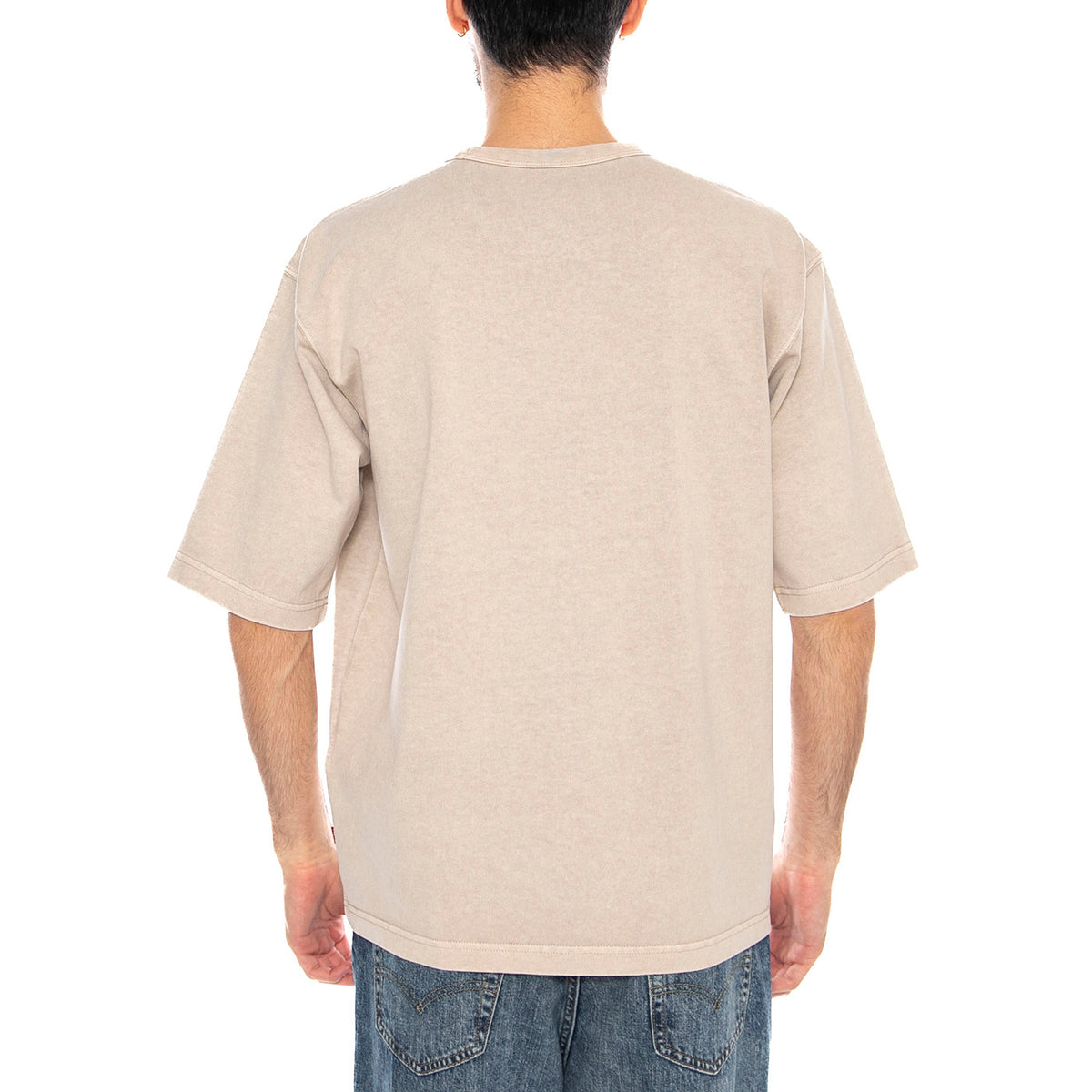 Heavyweight Loose Tee - Garment Dye Pumice Stone - Maglietta Girocollo Uomo Beige 005GY 0004 LEVIS 
