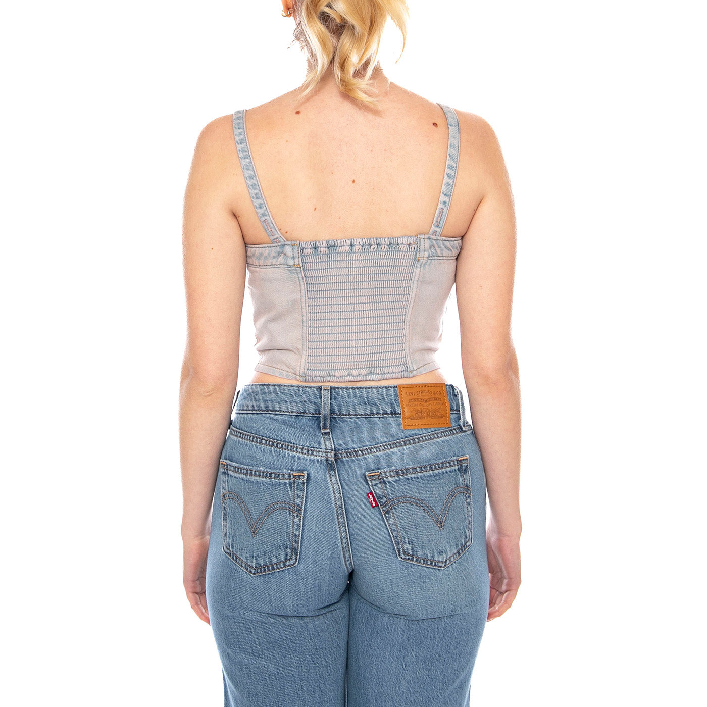 Denim Tube - Rose Up Top - Bandeau Top Donna 005NO 0002 LEVIS 