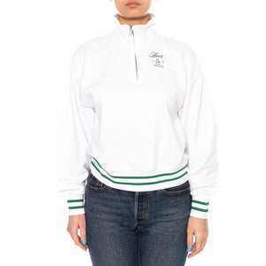 GRAPHIC EVERYDAY QUARTER ZIP SWEATSHIRT WHITE - Felpa Mezzo Collo Donna Bianca 005OX 0003 LEVIS 