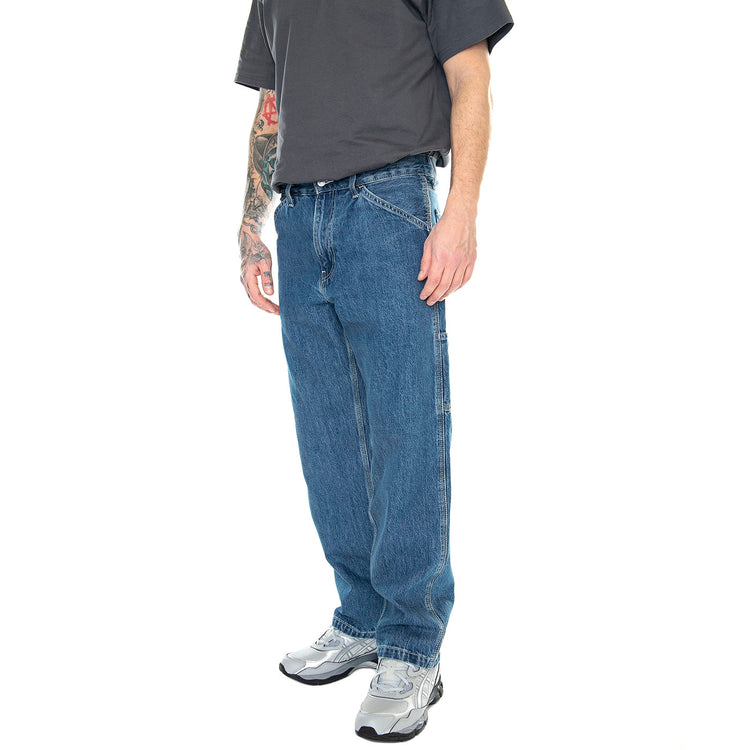 568 Stay Loose Carpenter Safe In Charm Med Indigo Flat Finish - Pantaloni Denim Jeans Uomo Blu 55849-0033 Med Indigo LEVIS 