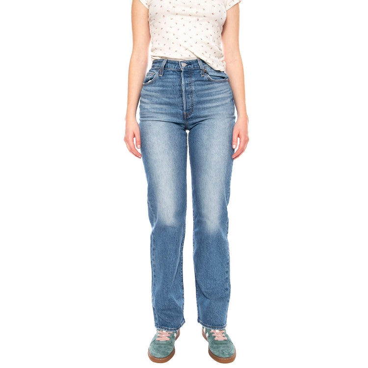 Ribcage Full Length Dance Around - Jeans Donna Blu 79078 0008 LEVIS 