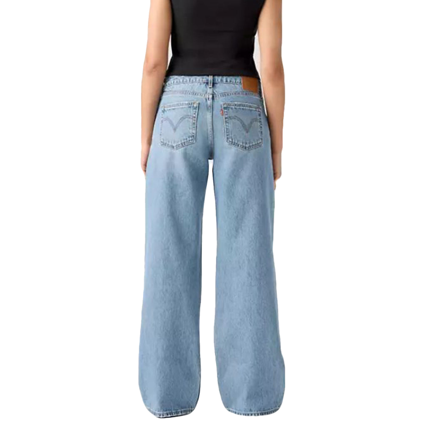 LOW LOOSE SHAKEY GROUND - Pantaloni Denim Jeans a Zampa Donna Blu A5566 0044 LEVIS 