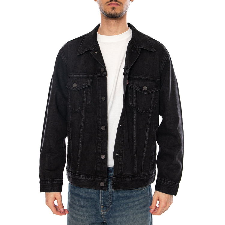 RELAXED TYPE III TRUCKER JACKET BLACK - Giacca Denim Jeans Uomo Nera A57820103 BLK LEVIS 
