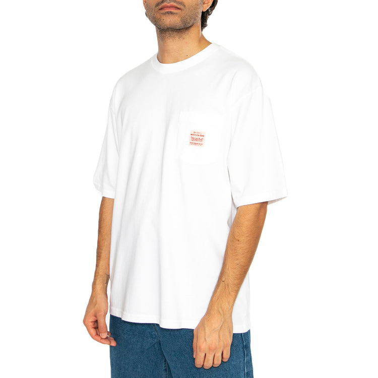 SS Workwear Tee Bright White - Maglietta Girocollo Uomo Bianca A5850-0005 White LEVIS 