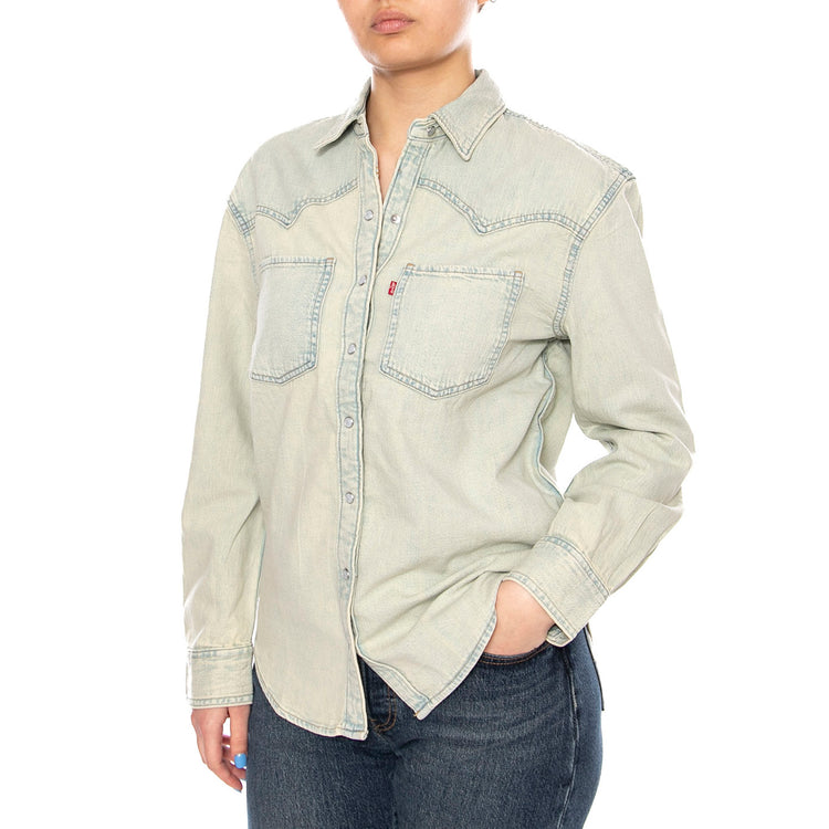 TEODORA WESTERN SHIRT - Camicia Denim Jeans Donna A72440080 JN LEVIS 
