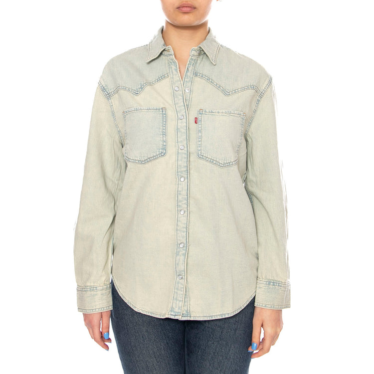 TEODORA WESTERN SHIRT - Camicia Denim Jeans Donna A72440080 JN LEVIS 