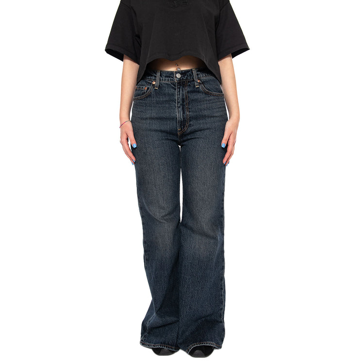 RIBCAGE BELL ROMANTIC STORY - Pantaloni Denim Jeans Donna Blu A7503 0019 LEVIS 