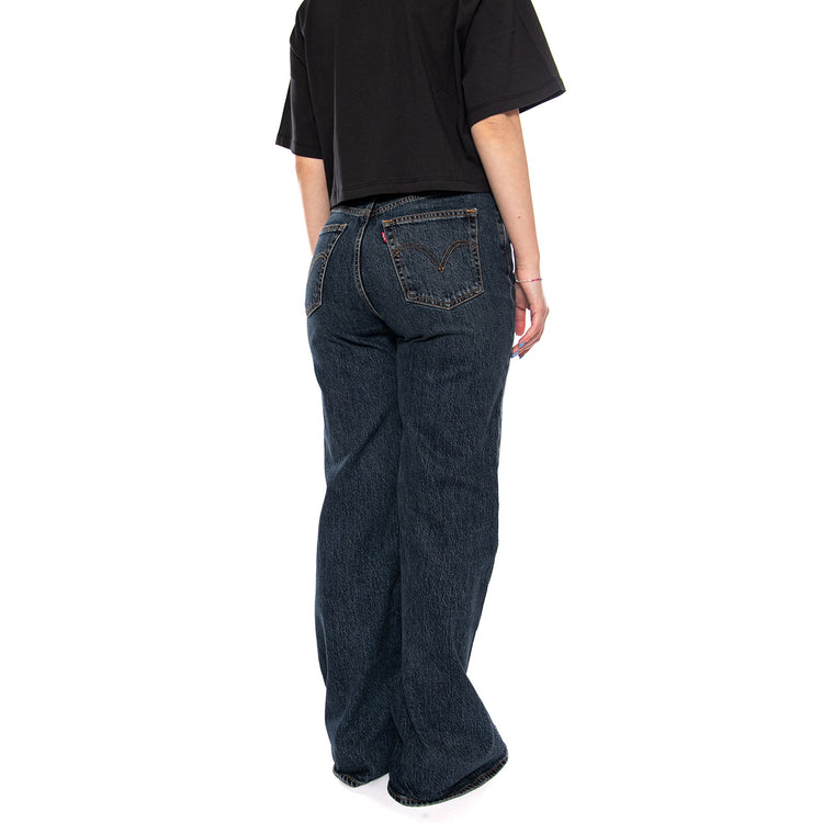 RIBCAGE BELL ROMANTIC STORY - Pantaloni Denim Jeans Donna Blu A7503 0019 LEVIS 