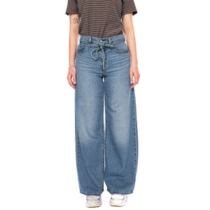 XL Straight - Good Grades Tencel Med Indigo - Pantaloni Denim Jeans Donna Blu A8701 0041 LEVIS 