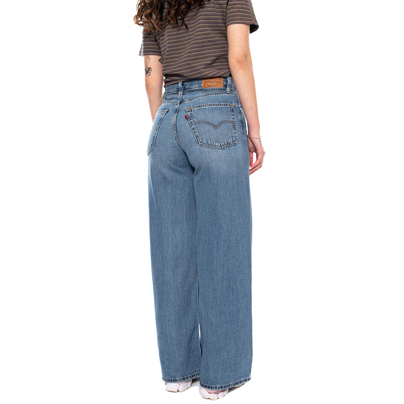 XL Straight - Good Grades Tencel Med Indigo - Pantaloni Denim Jeans Donna Blu A8701 0041 LEVIS 