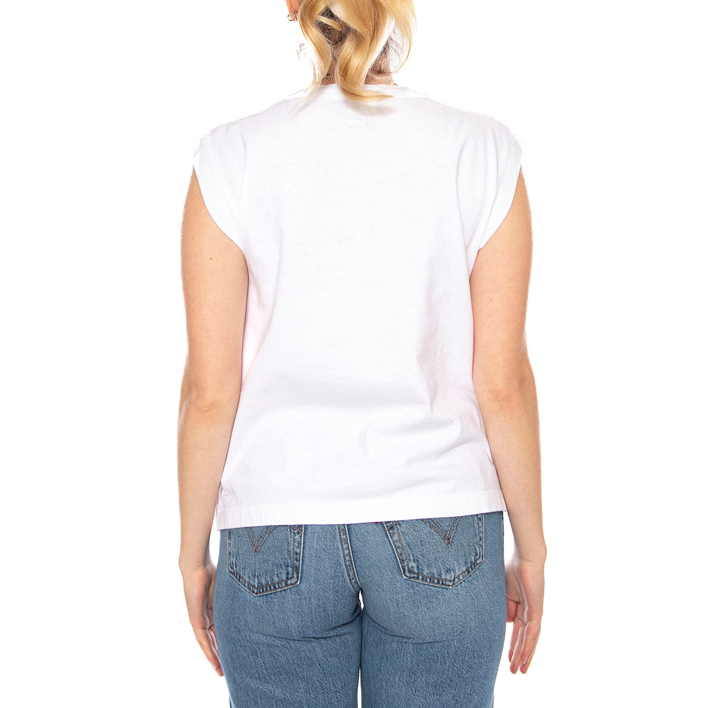 Boxy Tank - White + Slub - Canotta Donna Bianca A8794 0001 LEVIS 