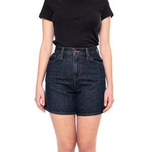 High Baggy Short - Snowing In LA - Bermuda Donna Denim Jeans Blu Scuro A9311 0006 LEVIS 