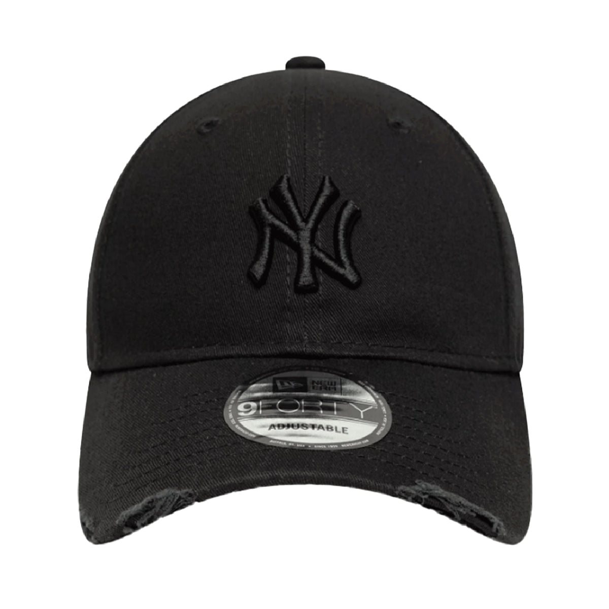 Wash Distress 9FORTY® New York Yankees - Cappellino Nero 60771831 BLK NEW ERA 