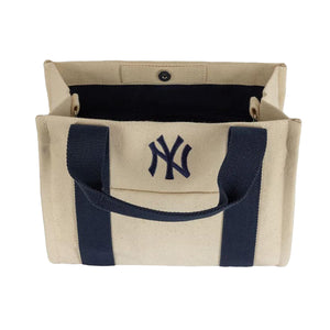 MINI MLB TOTE BAG NEW YORK YANKEES BEIGE - Borsa Tote Bag Beige<BR/><BR/><BR/> 60856099 IVONVY NEW ERA 