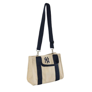 MINI MLB TOTE BAG NEW YORK YANKEES BEIGE - Borsa Tote Bag Beige<BR/><BR/><BR/> 60856099 IVONVY NEW ERA 