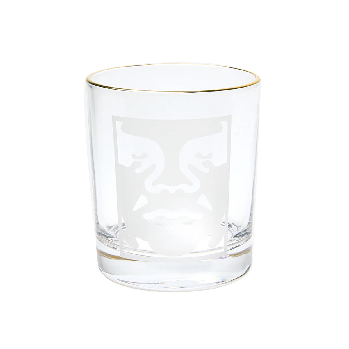 Bold Logo Drinking Glass Clear OBEY Logo - Bicchiere in Vetro con Logo OBEY 100040001 CLR OBEY 