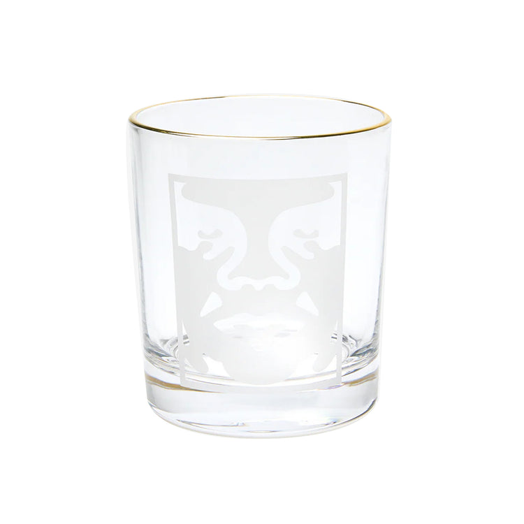Bold Logo Drinking Glass Clear OBEY Logo - Bicchiere in Vetro con Logo OBEY 100040001 CLR OBEY 